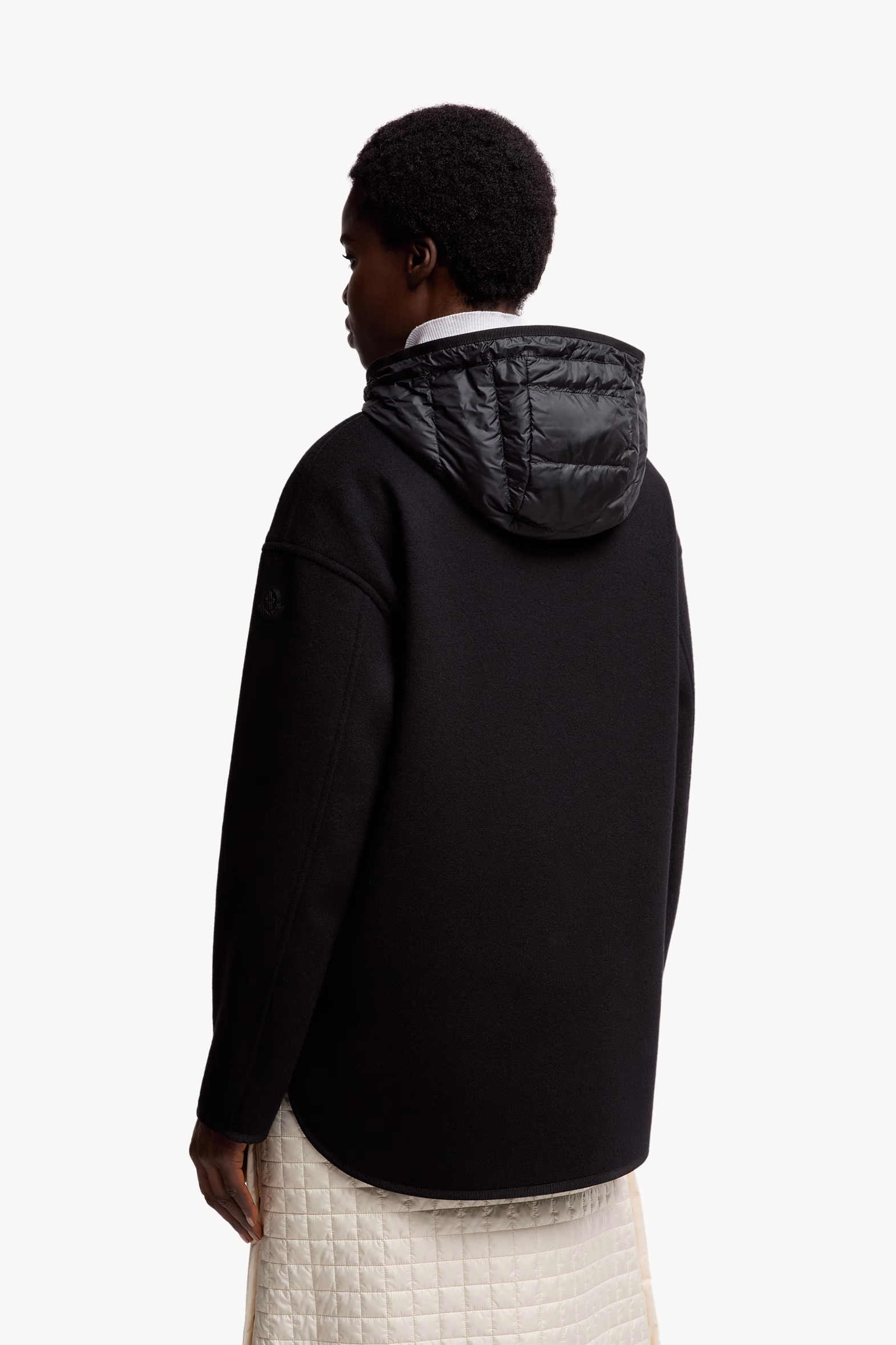 Doudoune courte 3-en-1 en laine et cachemire Reposse Femmes Noir Moncler 5